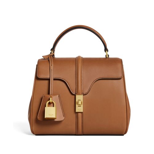 Celine Mini 16 In Natural Calfskin