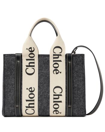 Chloe Small Woody Tote Bag With Strap