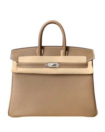 Hermes Birkin 25 Swift Leather Gray